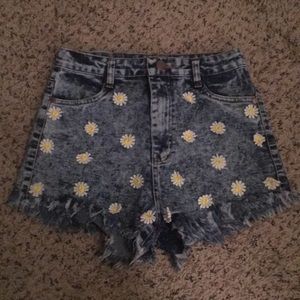Daisy Denim Shorts